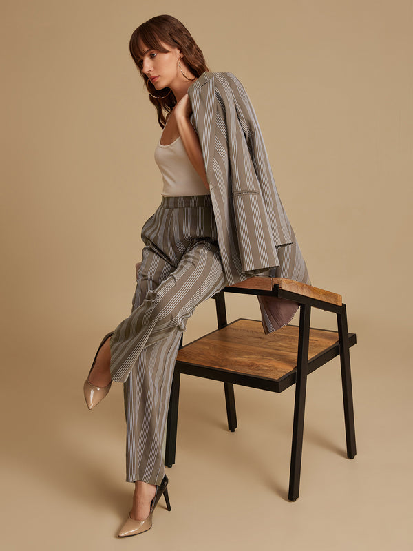 Moss Textured Trousers