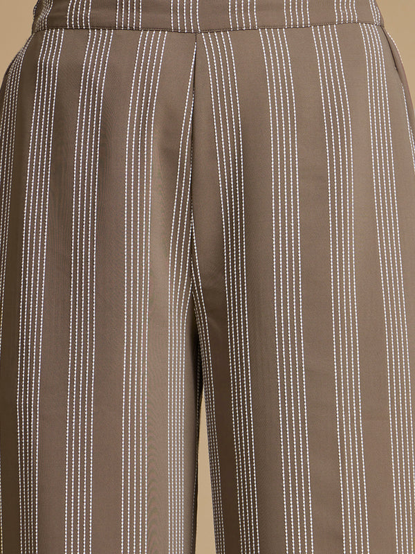 Moss Textured Trousers