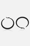 Solid Matte Hoop Earrings