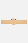 Raffia Broad Summer Belt