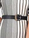 Solid Matte Contemporary Belt