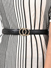 Double Rings Buckle Belt