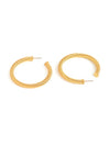 Chic Textured Bold Hoop Earrings