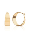 Sophisticated Flat-Cut Hoops