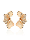 Elegant Half-Bloom Statement Earrings