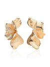 Elegant Half-Bloom Statement Earrings