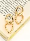 Sophisticated Double Loop Earrings