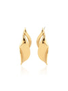 Elegance Twisted Metal Drop Earrings