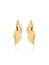 Elegance Twisted Metal Drop Earrings