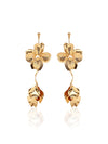 Glamorous Floral Statement Earrings