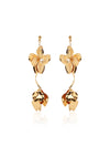 Glamorous Floral Statement Earrings