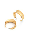 Sculpted Curve Hoop Earrings