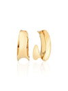 Sculpted Curve Hoop Earrings