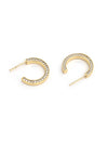 Petite Embellished Hoops