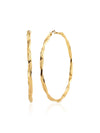 Opulent Big Twisted Hoops