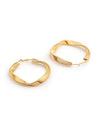 Nero Grand Abstract Hoop Earrings