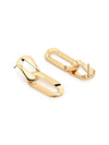 Dazzling Double Loop Drop Earrings