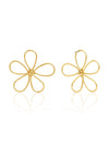 Vivienne Intricate Flower Statement Earrings