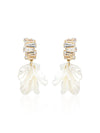 Luna Floral Crystal Statement Earrings