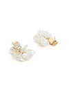 Luna Floral Crystal Statement Earrings