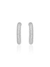 Elegant Oval Huggie Earrings