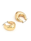 Elegant Drop-Shaped Hoop Earrings