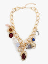 Stone Spell Charm Necklace