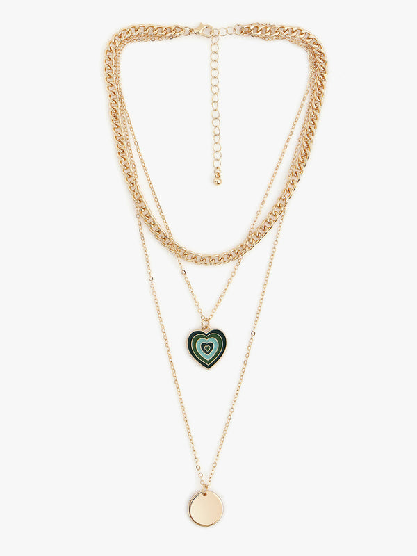 Wink Chain Layered Necklace