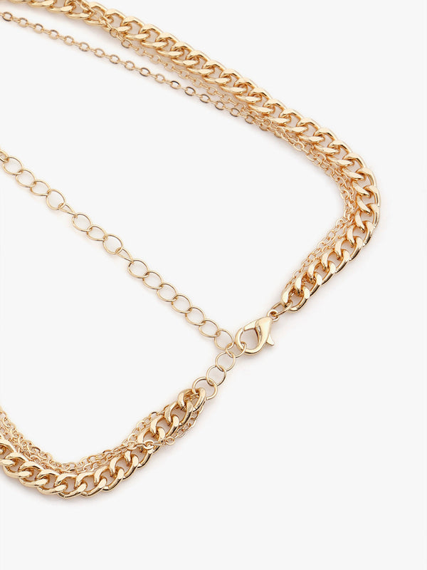 Wink Chain Layered Necklace