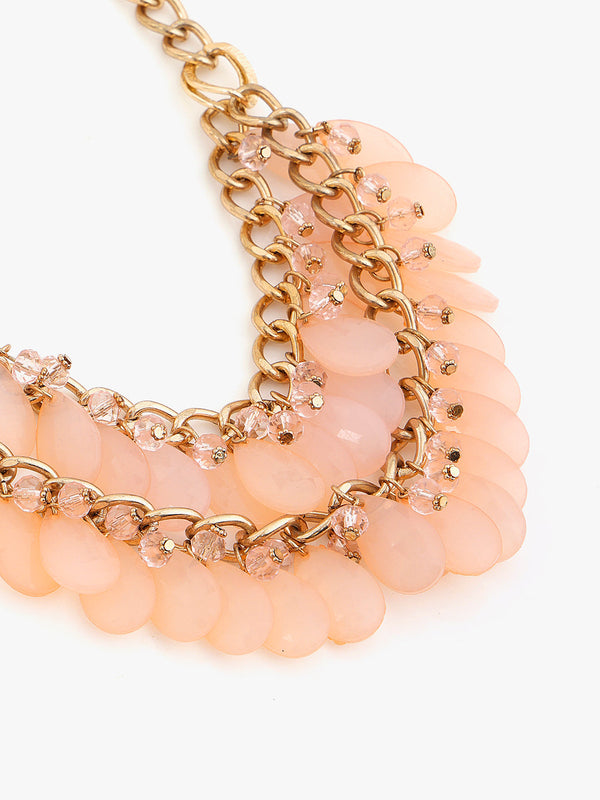 Rosy Rush Statement Necklace