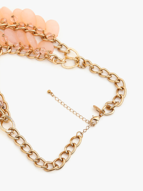 Rosy Rush Statement Necklace