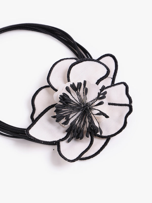 Elegant Flower Choker