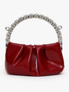 Kazo Rhinestone Mini City Glaze Clutch