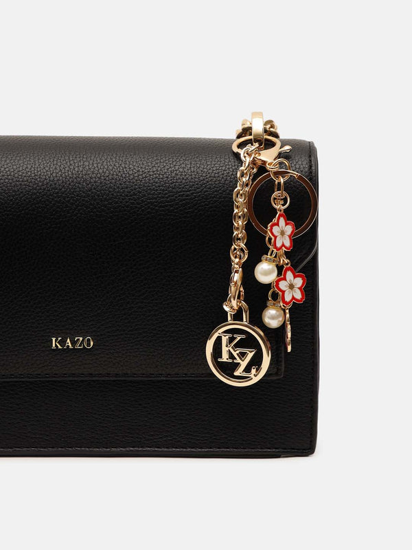 Scarlet Bloom Bag Charm
