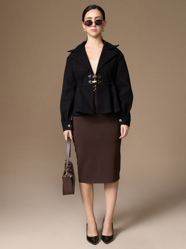 Charm Double Buckle Jacket