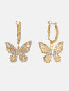 Butterfly Rhinestone Earrings