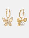 Butterfly Rhinestone Earrings