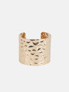 Textured Gold Cuff Bracelet