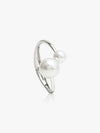 Sophisticated Pearl-Adorned Bangle Bracelet