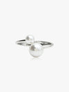 Sophisticated Pearl-Adorned Bangle Bracelet