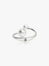 Sophisticated Pearl-Adorned Bangle Bracelet