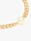 Statement White Pearl Necklace