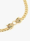 Glamorous Embellished Serpent Necklace