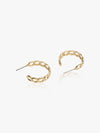 Set of 12 Gold Hoop and Stud Earrings