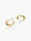 Set of 12 Gold Hoop and Stud Earrings