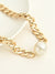 Statement White Pearl Necklace