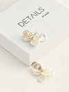 Luna Floral Crystal Statement Earrings