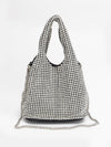 Rhinestone Evening Designer Bucket Bag