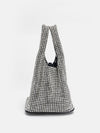 Rhinestone Evening Designer Bucket Bag