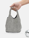 Rhinestone Evening Designer Bucket Bag